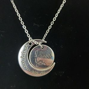 4 for $10 i love you to moon and back necklace
